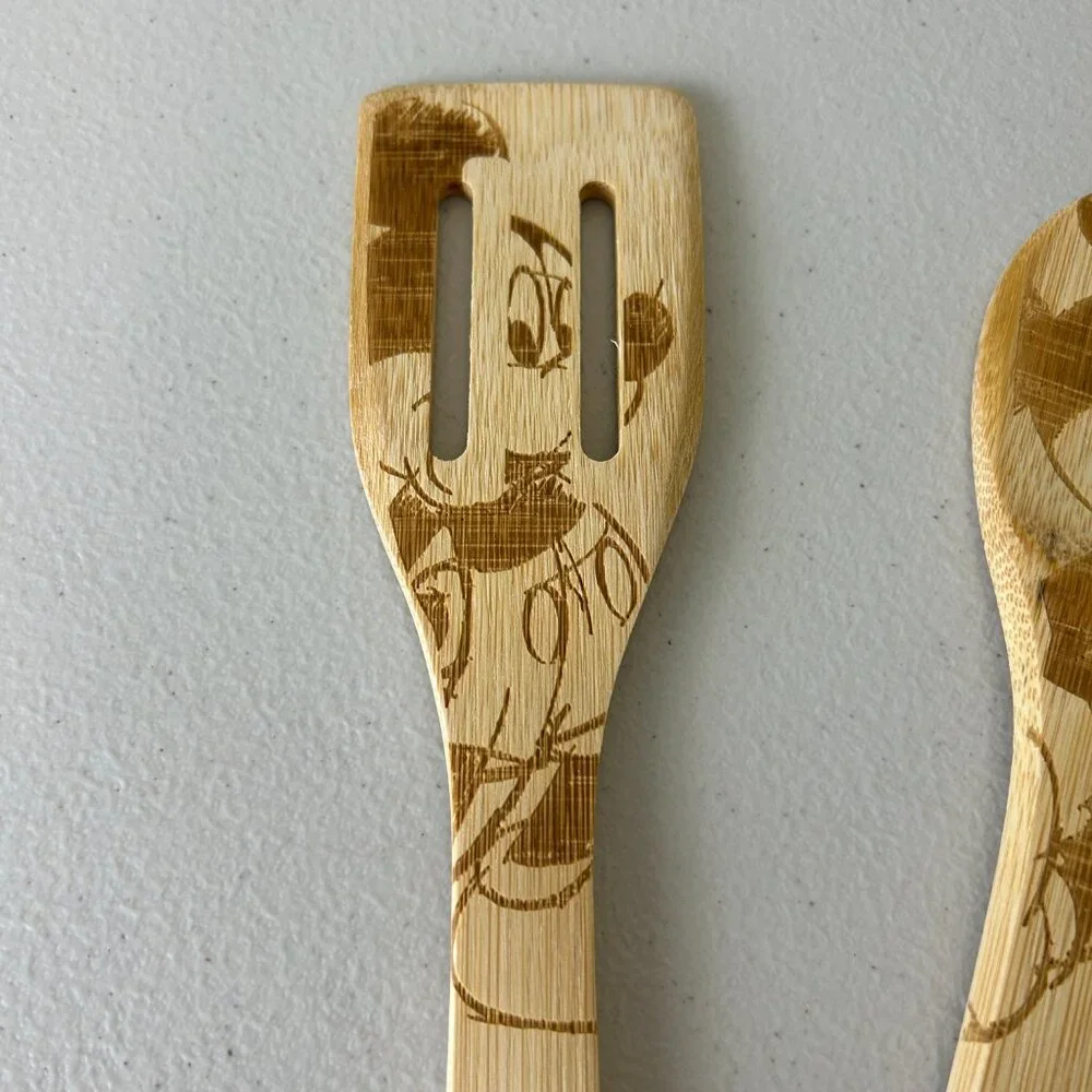 Disney Mickey Mouse Bamboo Spoon Spatula Set of 3